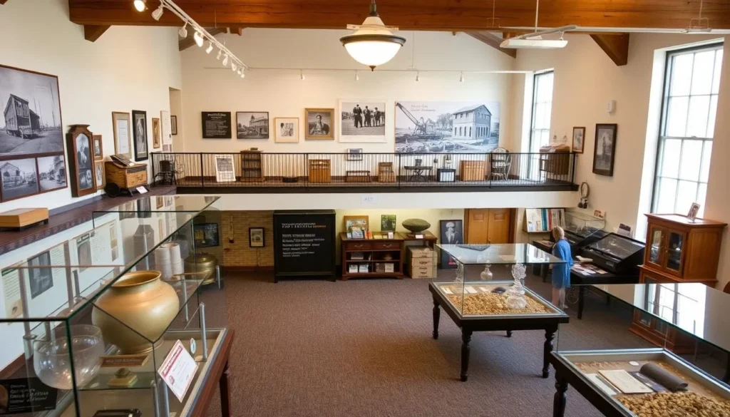 Marion County Historical Society Museum displaying local artifacts and exhibits in Fairmont, West Virginia