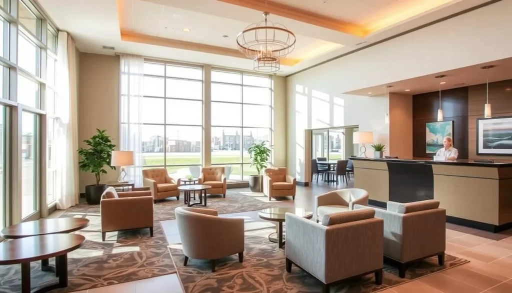 Modern hotel in Coppell with comfortable accommodations and amenities
