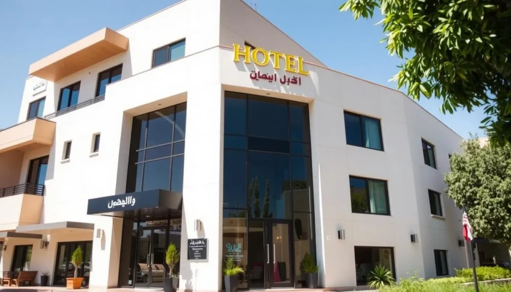 Modern hotel in Mosul with comfortable accommodations for travelers visiting Nineah