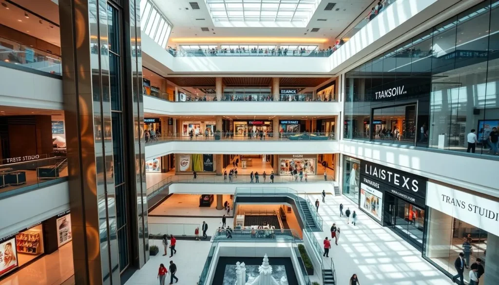 Modern shopping mall in Makassar with international and local brands