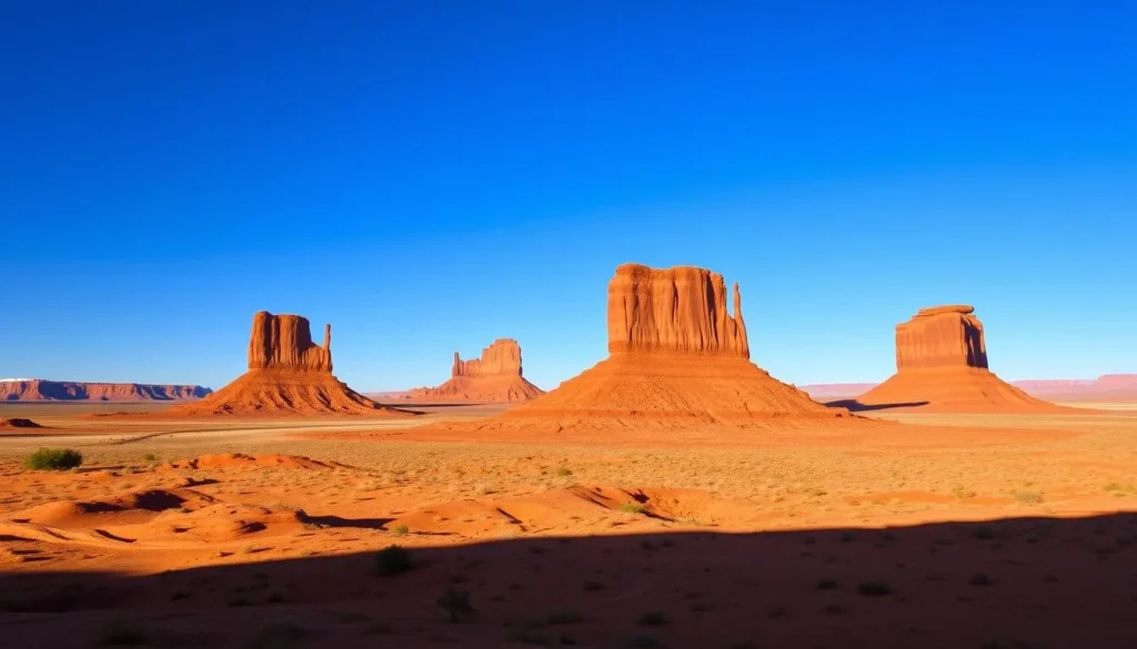 Monument Valley Navajo Tribal Park near Goosenecks State Park, Utah