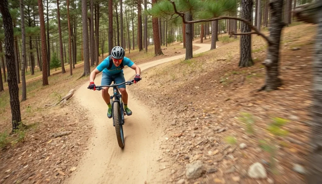 Mountain biking trails in Tyler, Texas, adventure things to do
