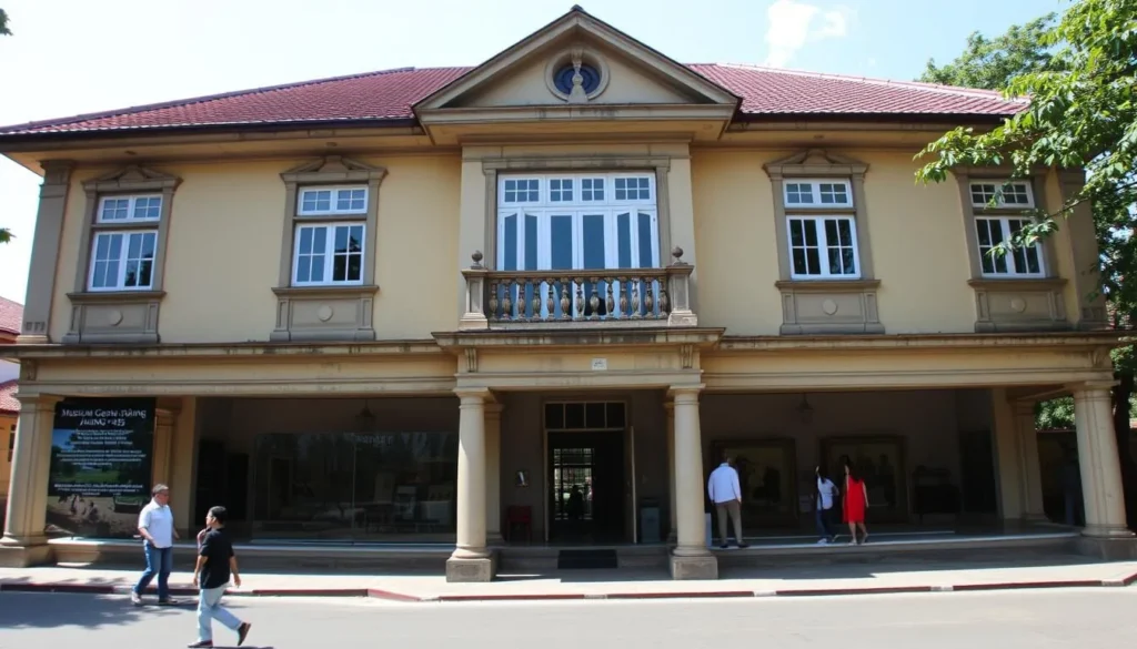 Museum Gedung Juang '45 in Cimaha displaying historical artifacts