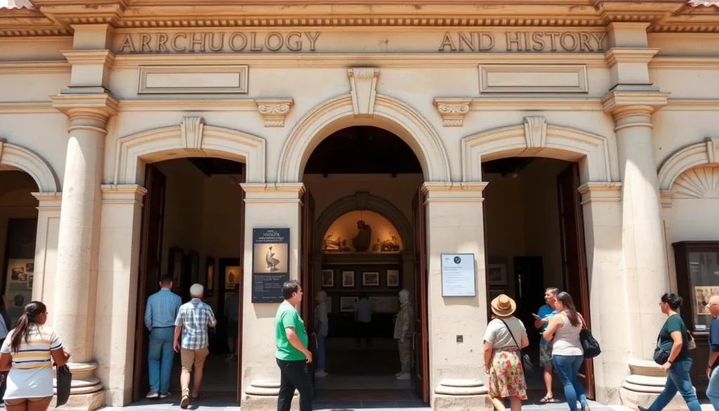 Museum of Archaeology and History in Moron, Cuba