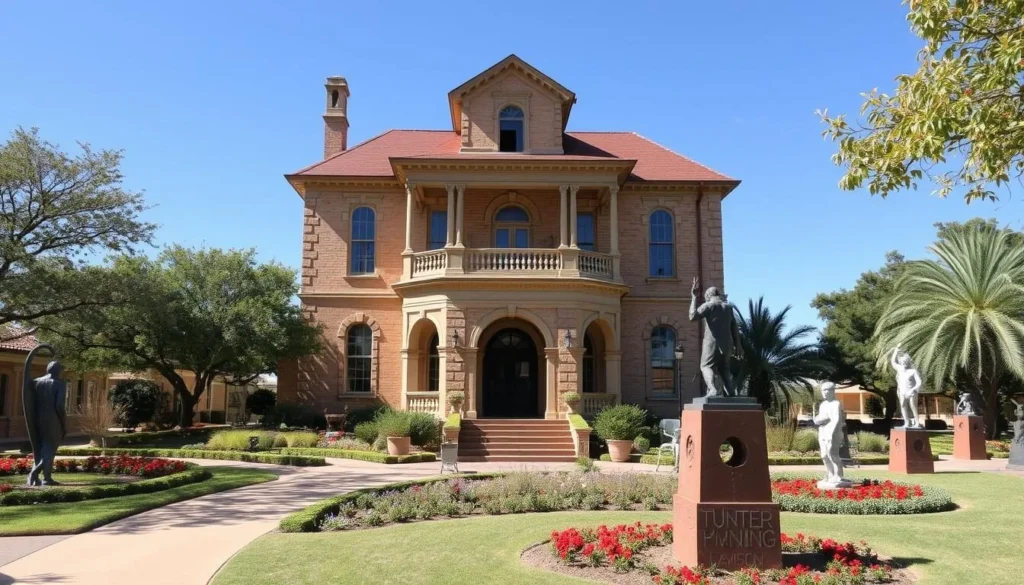 Museum of the Southwest exterior with Turner Mansion and gardens in Midland, Texas Museum of the Southwest exterior with Turner Mansion and gardens in Midland, Texas