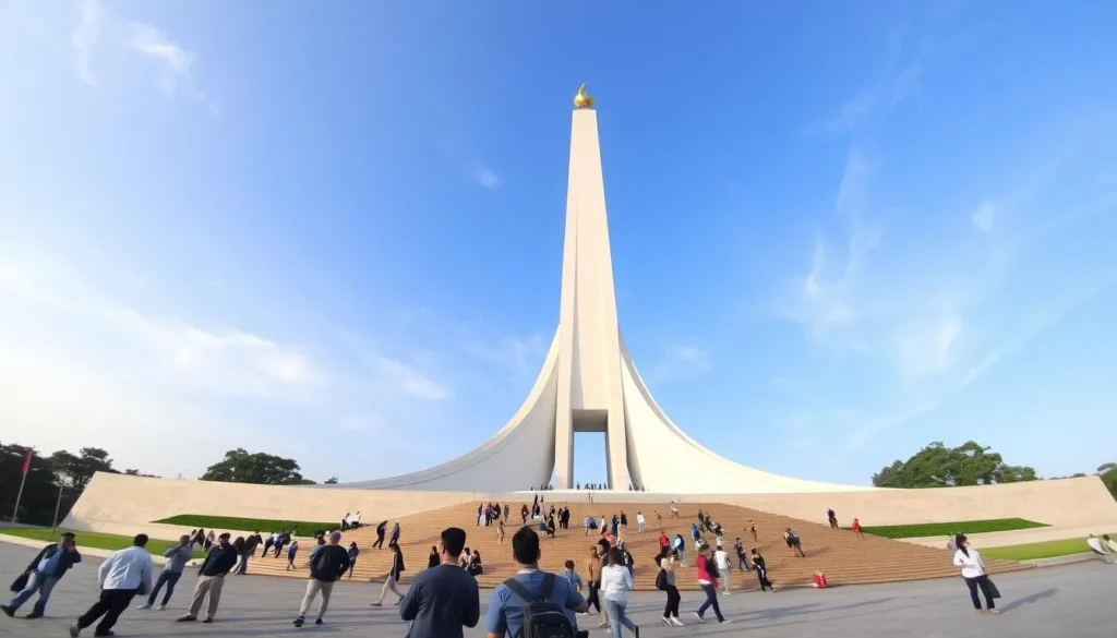 National Monument (Monas) in Jakarta with its gold-topped obelisk