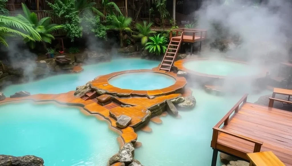 Natural hot springs in Nombre de Dios National Park