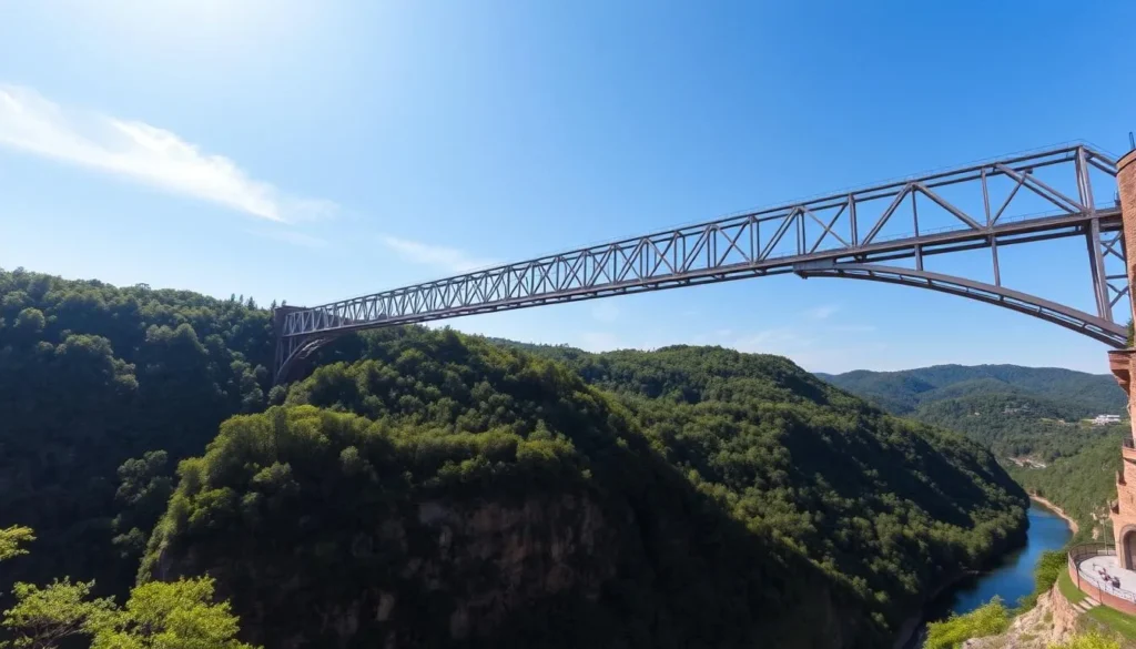 New River Gorge Bridge, a nearby attraction from Hinton, West Virginia