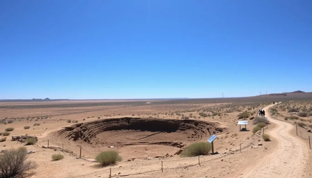 Odessa Meteor Crater near West Odessa Texas Odessa Meteor Crater near West Odessa Texas
