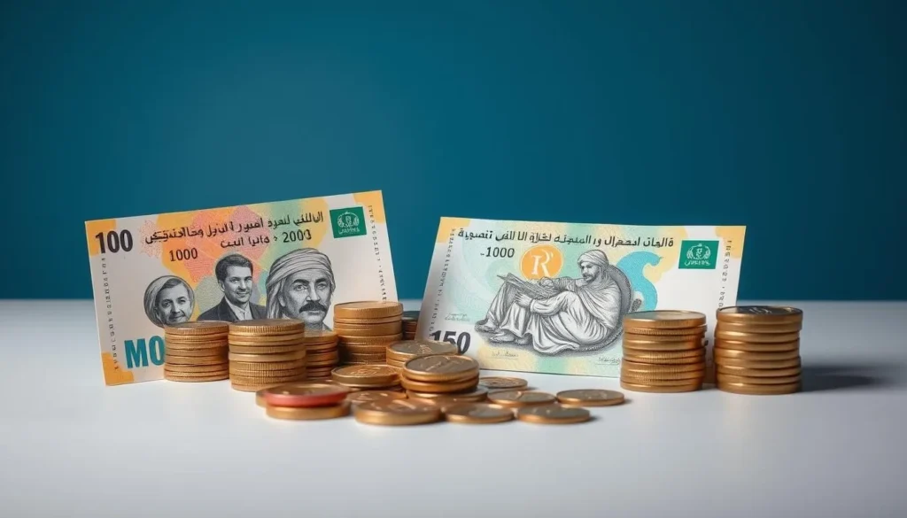 Omani rial currency notes and coins Omani rial currency notes and coins
