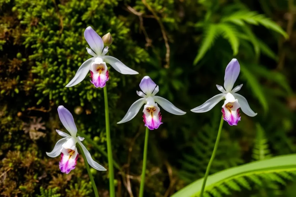 Orchids and other flora in Analamazaotra National Park