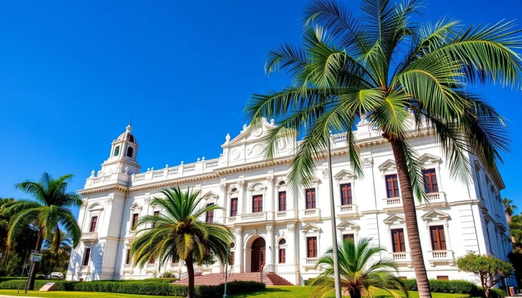 Palácio dos Leões government building in Sao Luis Brazil with colonial architecture and Portuguese influence
