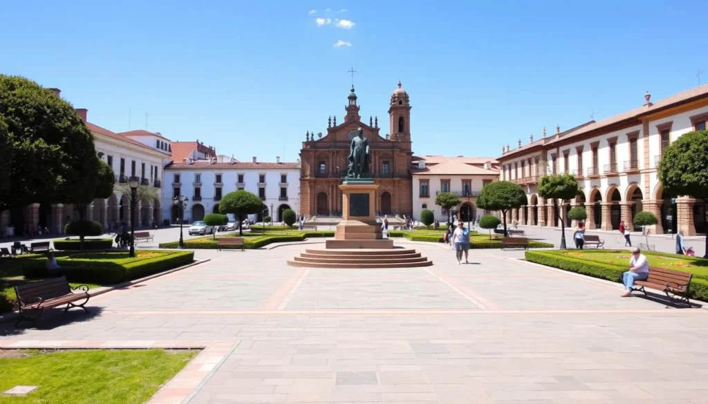Parque Maldonado in Riobamba Ecuador, one of the best things to do when exploring the city's colonial center