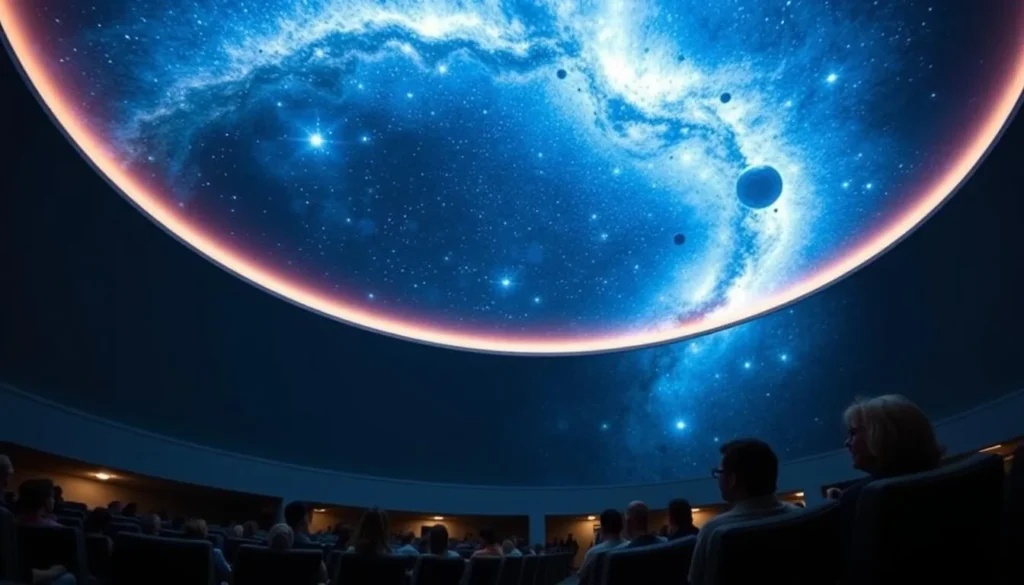 Planetarium at Luis A. Ferré Science Park with visitors watching a show