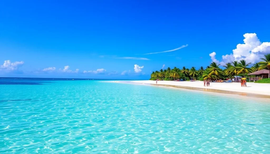 Pristine Playa Blanca beach near Moa, Cuba