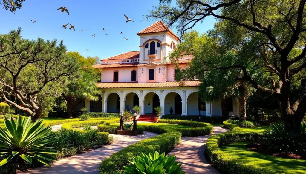 Quinta Mazatlan historic mansion and gardens in McAllen Texas