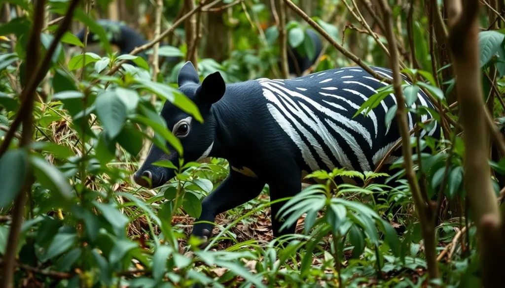 Rare wildlife like the Malayan tapir found in Batang Gadis National Park