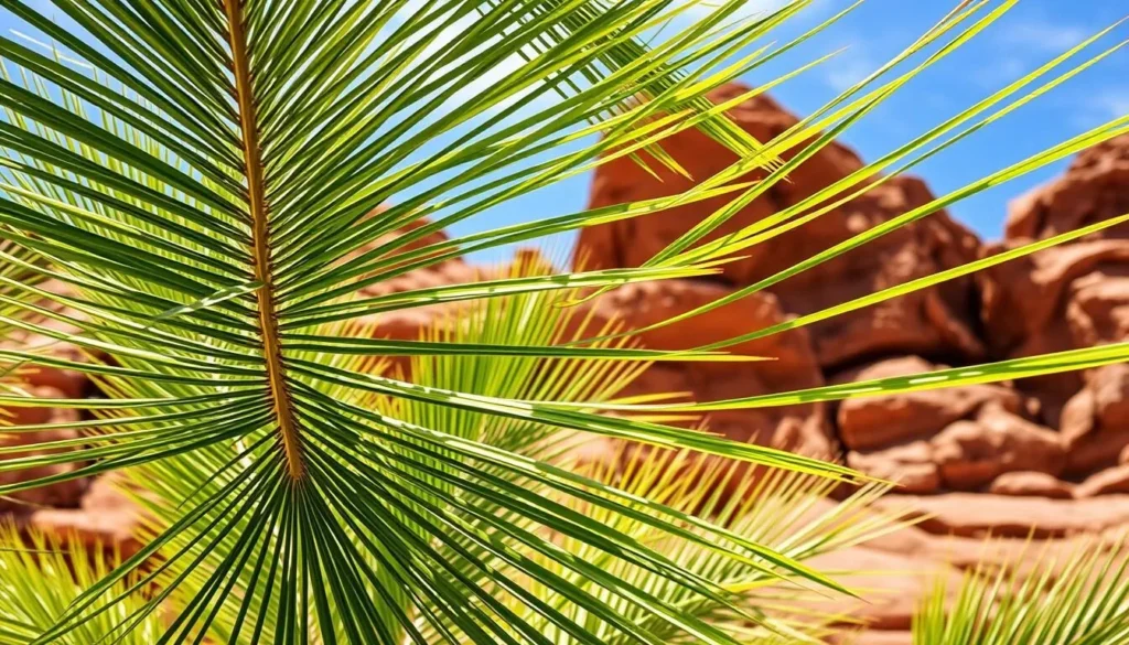 Red Cabbage Palms in Palm Valley, Finke Gorge National Park Red Cabbage Palms in Palm Valley, Finke Gorge National Park