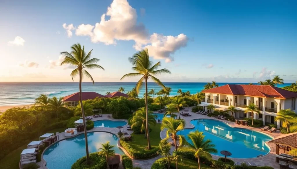 Resort accommodation near Darkwood Beach, Antigua and Barbuda