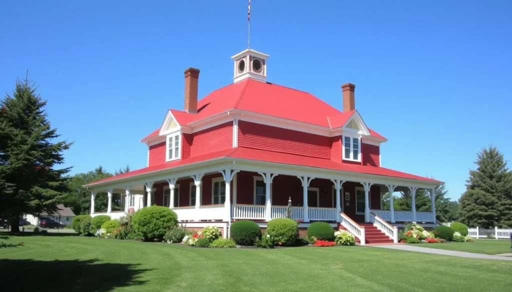 Roosevelt Cottage at Roosevelt Campobello International Park on Campobello Island, Maine