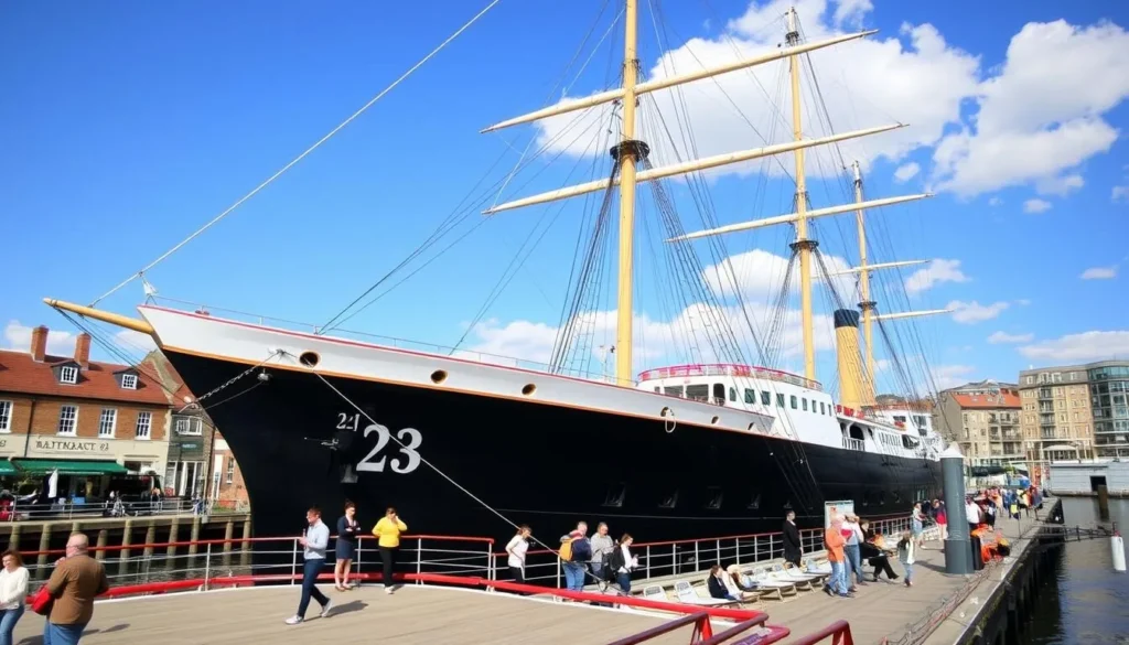 SS Great Britain museum ship at Bristol Harbourside SS Great Britain museum ship at Bristol Harbourside