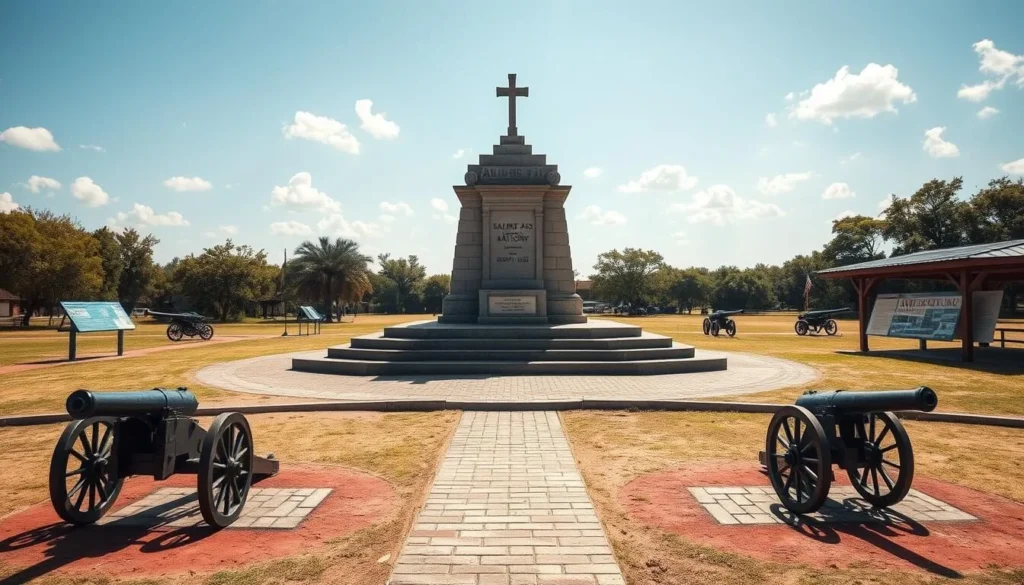 Sabine Pass Battleground State Historic Site in Port Arthur Texas Sabine Pass Battleground State Historic Site in Port Arthur Texas