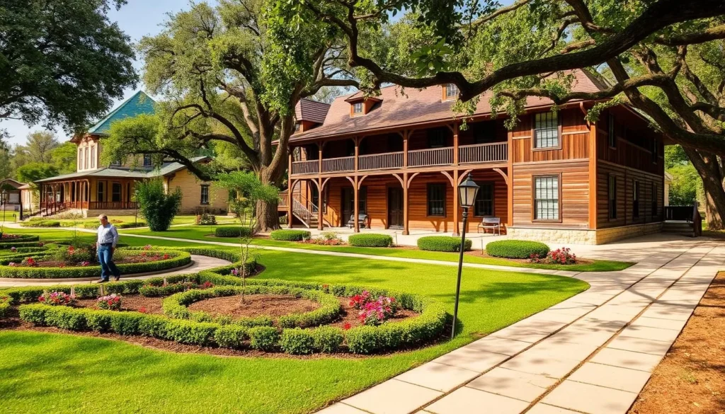 Sam Houston Memorial Museum with historic buildings and exhibits Sam Houston Memorial Museum with historic buildings and exhibits