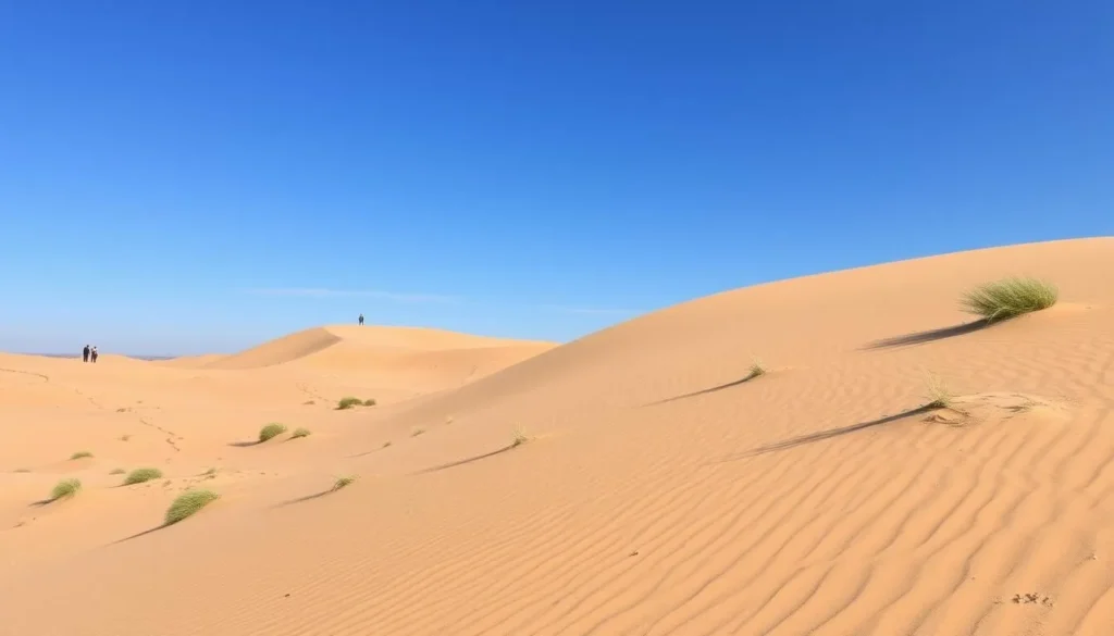 Sand dunes at Monahans Sandhills State Park near Odessa, Texas