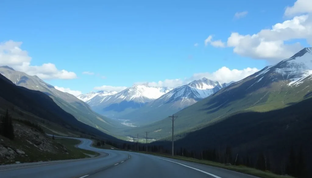 Scenic drive to Hatcher Pass from Wasilla Alaska Scenic drive to Hatcher Pass from Wasilla Alaska