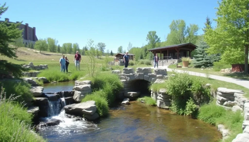 Scenic view of Belfountain Conservation Area near Cheltenham Badlands