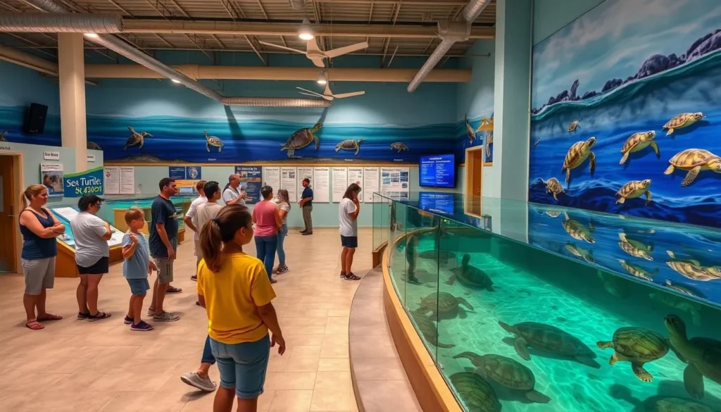 Sea Turtle Inc rehabilitation center on South Padre Island near Starbase