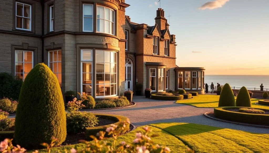 Seaham Hall luxury hotel and spa on Durham's heritage coast, a top accommodation option for visitors exploring Durham, England: Best Things to Do
