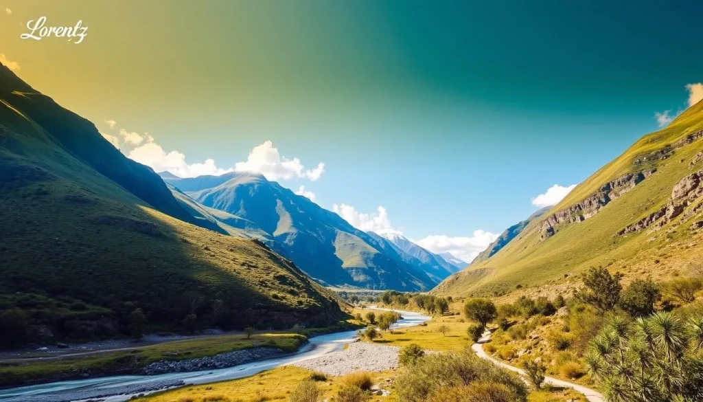 Seasonal landscape in Lorentz National Park showing clear weather during the dry season Seasonal landscape in Lorentz National Park showing clear weather during the dry season