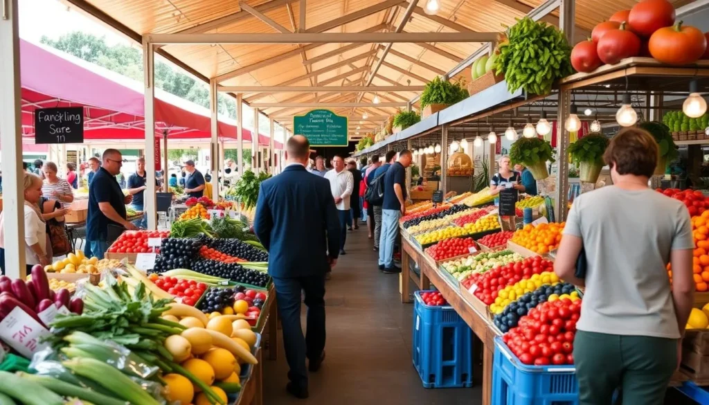 Seasonal produce at Orange Farmers Market Seasonal produce at Orange Farmers Market