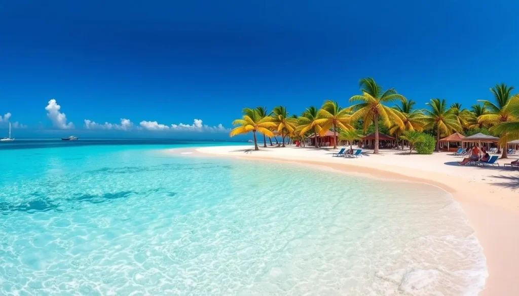 Shoal Bay Beach in Anguilla with white sand and turquoise water