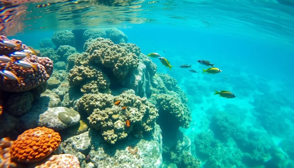 Snorkeling in crystal clear waters at Cayo Coco with colorful coral reef - Cuba best things to do