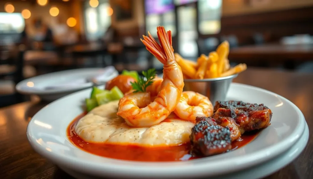 Southern cuisine dish at a Newberry restaurant