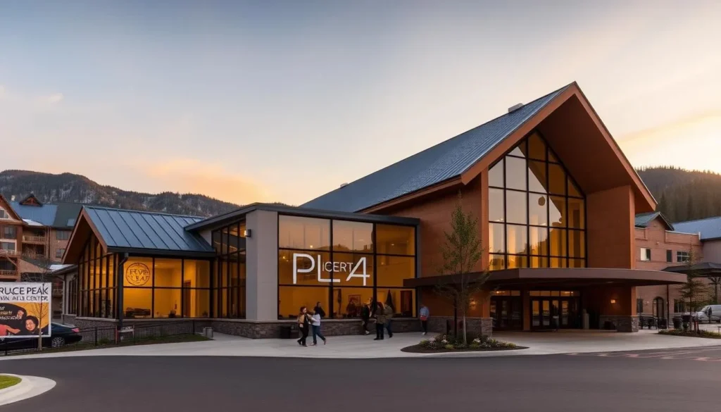 Spruce Peak Performing Arts Center at Stowe Mountain Resort, Vermont Spruce Peak Performing Arts Center at Stowe Mountain Resort, Vermont