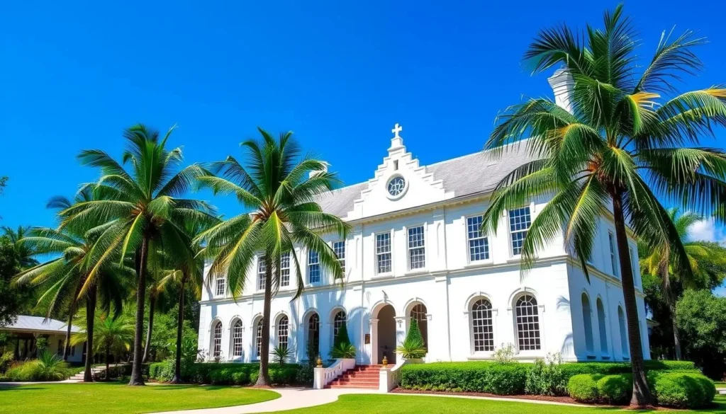 St. Nicholas Abbey historic plantation house in Barbados, a cultural attraction to visit year-round