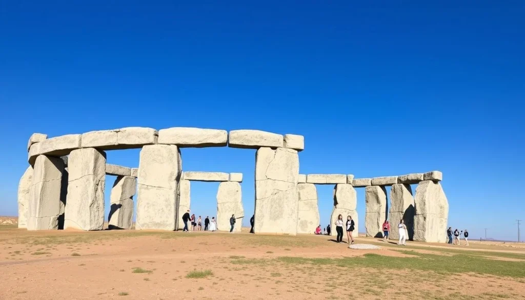 Stonehenge replica at University of Texas Permian Basin near West Odessa Stonehenge replica at University of Texas Permian Basin near West Odessa
