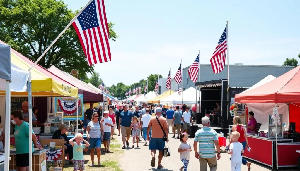 Summer festival celebration in Coventry, Rhode Island