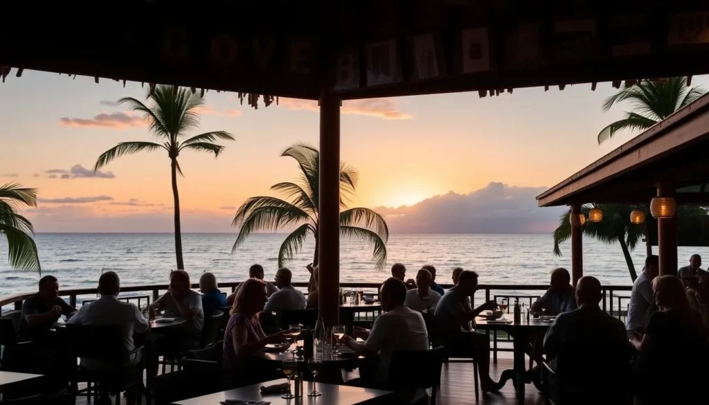Sunset dining at Gove Boat Club with ocean views in Nhulunbuy, Northern Territory things to do