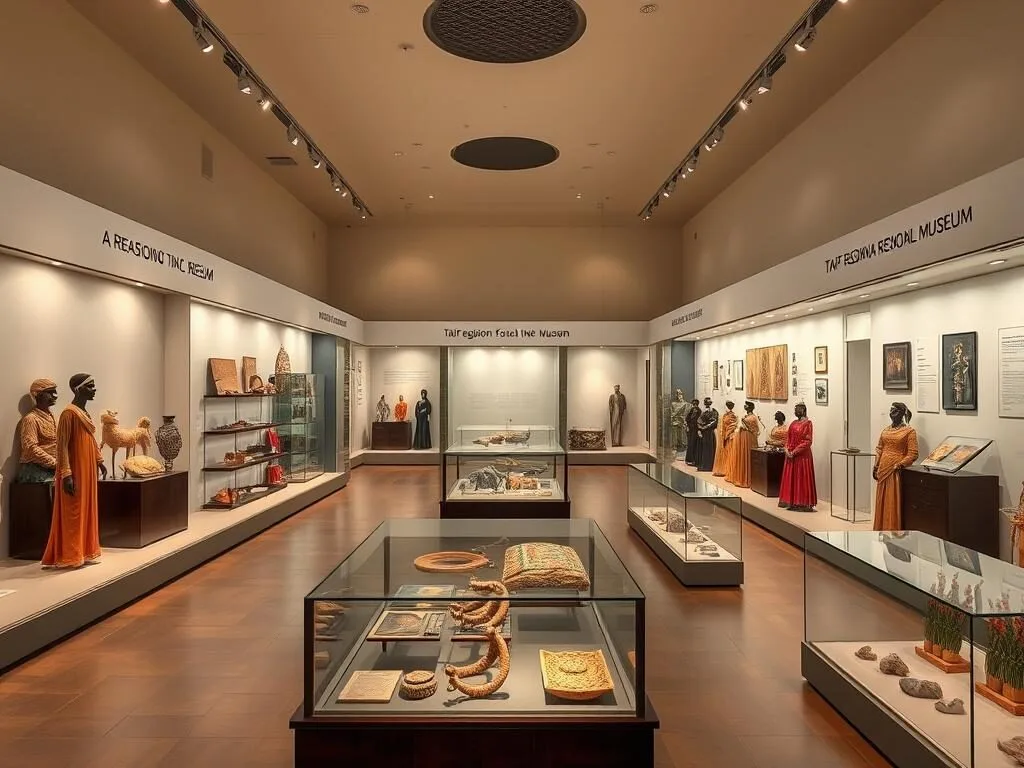 Taif Regional Museum with exhibits showcasing the region's rich history and cultural heritage