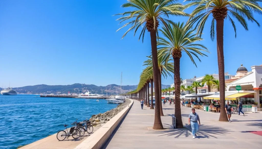 Tartus Corniche waterfront promenade with Mediterranean views