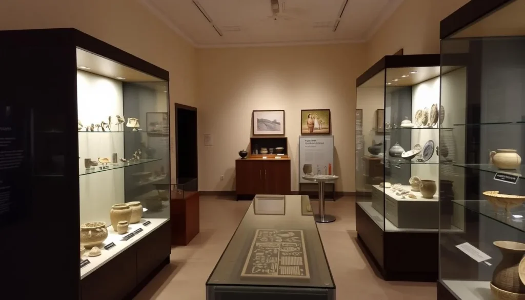 Tartus Museum displaying ancient artifacts and Phoenician relics