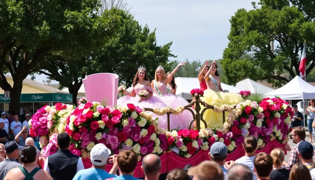 Texas Rose Festival parade in Tyler, seasonal things to do