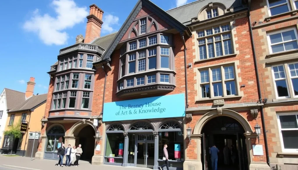 The Beaney House of Art & Knowledge museum exterior in Canterbury