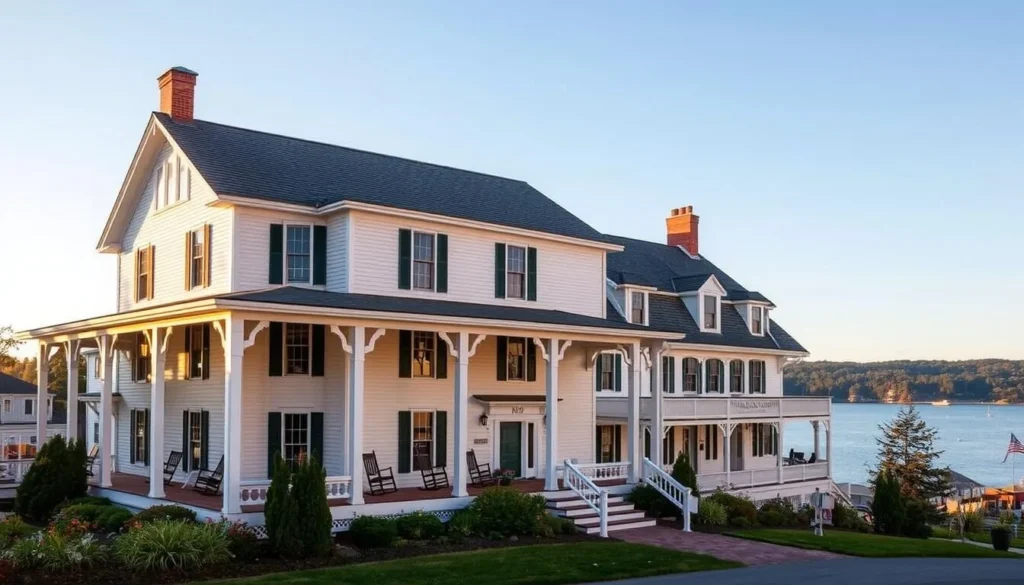 The Claremont Hotel in Southwest Harbor on Mount Desert Island, Maine