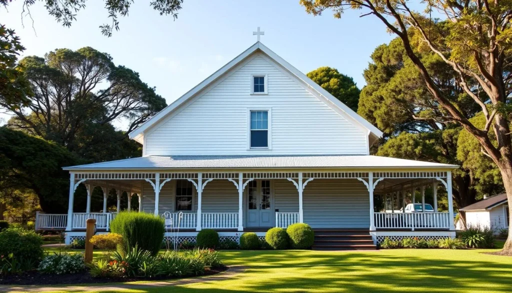 The Elms historic mission house in Tauranga near Mount Maunganui