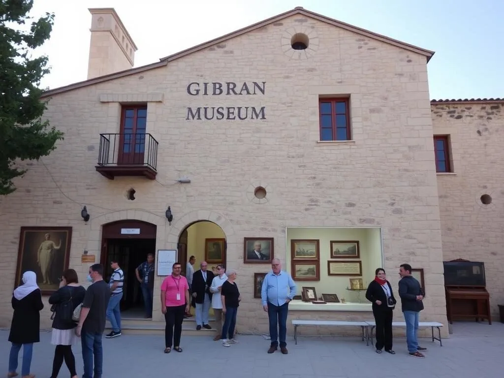 The Gibran Museum in Bcharri housed in a former monastery with exhibits of the poet's work